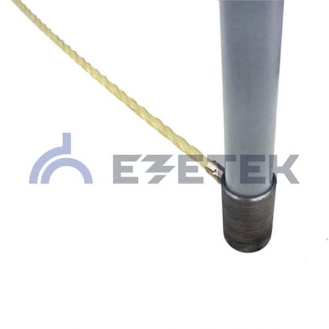 Держатель изолированного токоотвода 8-10 мм (750 мм), оцинк.