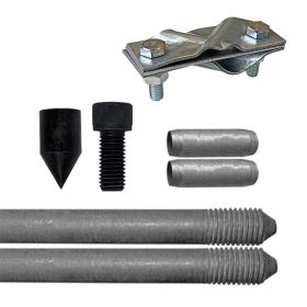 Электрод заземления ZN — 3 (3 метра, 16 мм, 2 х 1500 мм)
