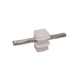 Держатель проводника круглого 6-8 мм прозрачный, высота 16 мм, пластик