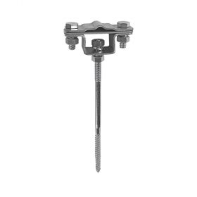 Держатель полоса/пруток для деревянного фасада, оцинк. 