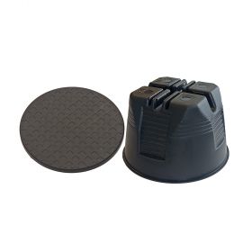 Держатель 72 мм проводника круглого 8-10 мм для плоской мембранной кровли, пластик с бетоном