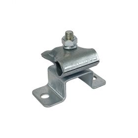 Держатель-зажим соединительный круглого проводника 8-10 мм, оцинк. 