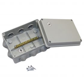 Коробка уравнивания потенциалов 150х110х70 мм, 14 подключений