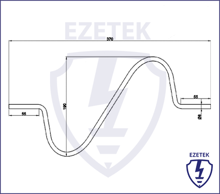Компенсатор молниеприемной сетки, алюм.
