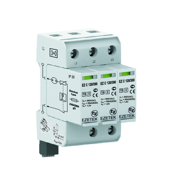 УЗИП EZ С 120/300 (3+0)