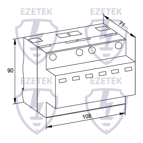 УЗИП EZ B 12,5/1000 PV TCG