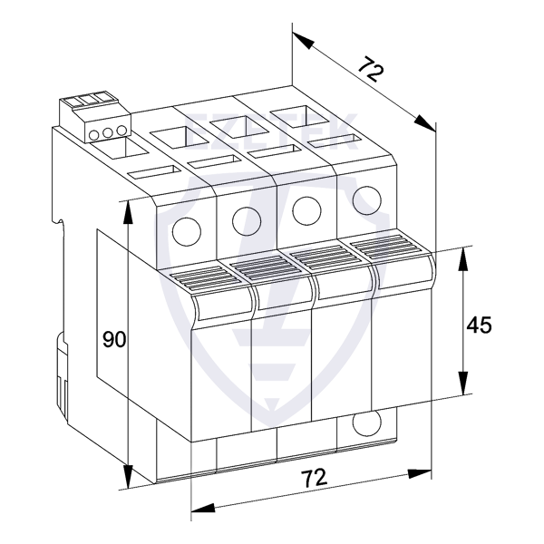 УЗИП EZ C 160/385 (3+1) TC