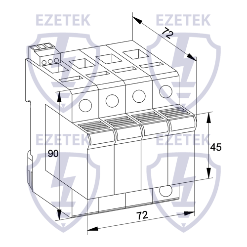 УЗИП EZ C 160/320 (3+1)