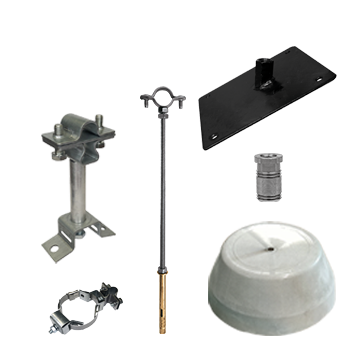 Комплектующие к молниеприемникам