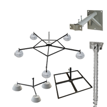 Кронштейны, фундаменты, комплектующие