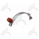 Держатель проводника круглого 6-8 мм для конька коричневый, оцинк.