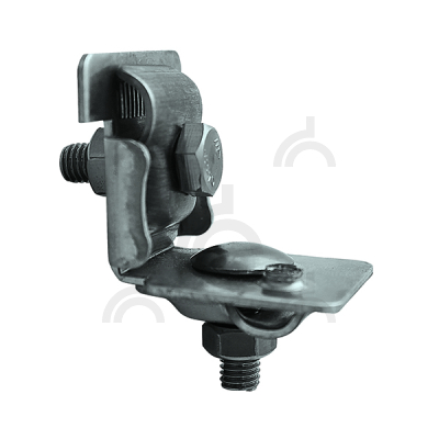 Держатель проводника круглого 6-10 мм для фальца 0.7-8 мм универсальный, оцинк.