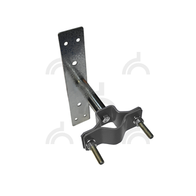 Кронштейн для мачты 90 мм на планке, оцинк.