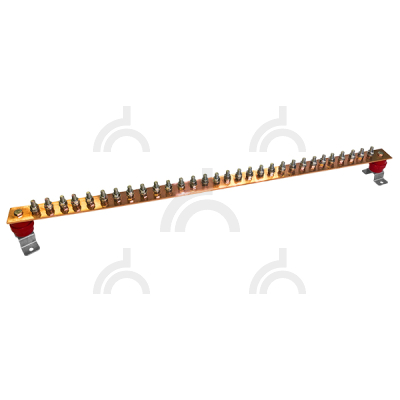 ГЗШ 30 подключений 815х40х4 мм на П-образных пластинах, медь