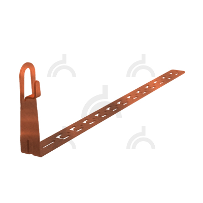 Держатель под черепицу скрученный 450 мм, медь