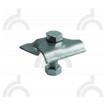 Зажим соединительный круглого проводника 8-10 мм прижимной, оцинк.