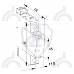 УЗИП EZ 2B 12,5/320 (Сменный модуль)