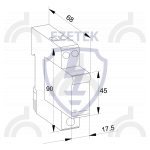 УЗИП EZ DMG 10/320 (2+0)