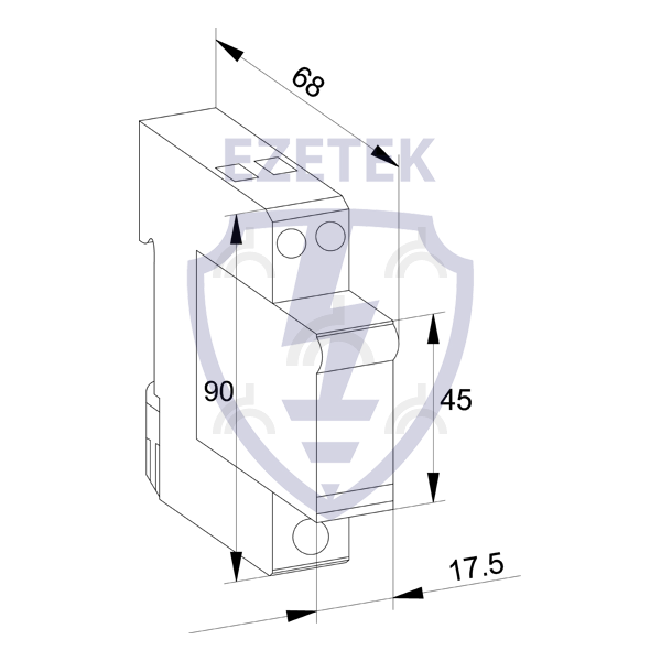 УЗИП EZ DMG 10/320 (2+0)