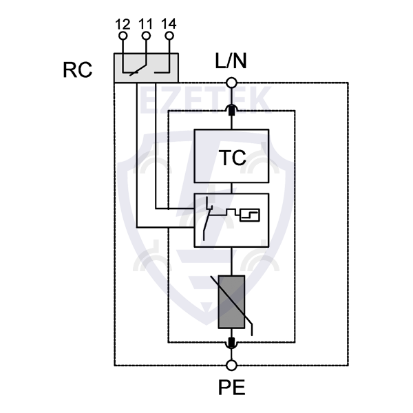 УЗИП EZ C 25/750 TC (Сменный модуль)