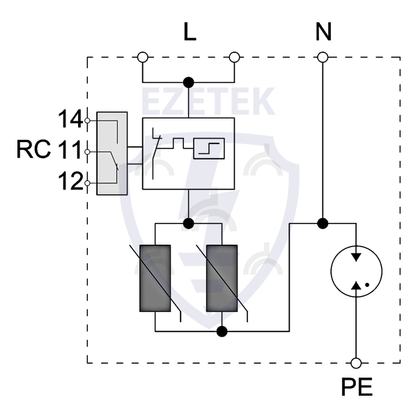 УЗИП ET B 50/150 (1+1)