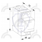 УЗИП ET B 25/320 (2+0)