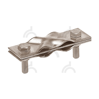 Зажим заземления полоса/пруток — полоса/пруток диагональный, оцинк.