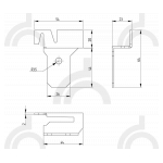 Держатель шин заземления, латунь