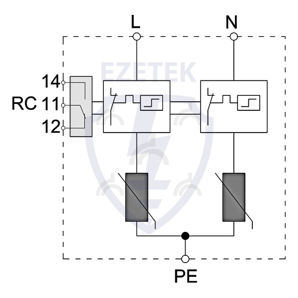 УЗИП ET B 25/320 (2+0)