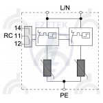УЗИП EZ B 25/275 (1+0)
