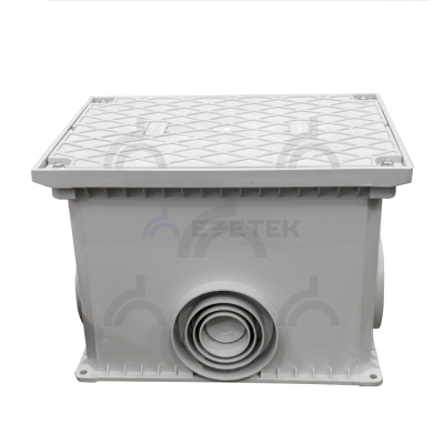 Колодец заземления (смотровой) контрольно-измерительный с крышкой 335*240*255 мм, пластик