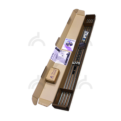 Комплект заземления стальной FE – 6 (6 метров, 16 мм, 4 х 1500 мм) без насадки SDS-max