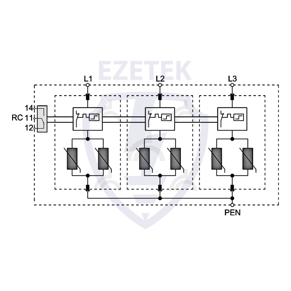 УЗИП EZ 2B 37,5/320 (3+0)