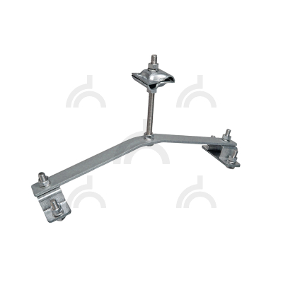 Держатель проводника круглого 8-10 мм для конька опорный, оцинк.