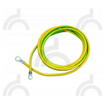 Провод заземления гибкий 16 кв. мм х 7 м (2 наконечника)