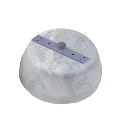 Бетонное основание для лотка