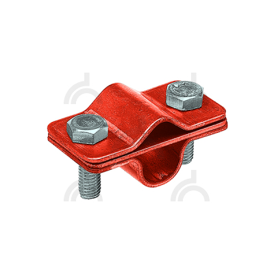 Зажим соединительный пруток — стержень 16 мм параллельный, медь