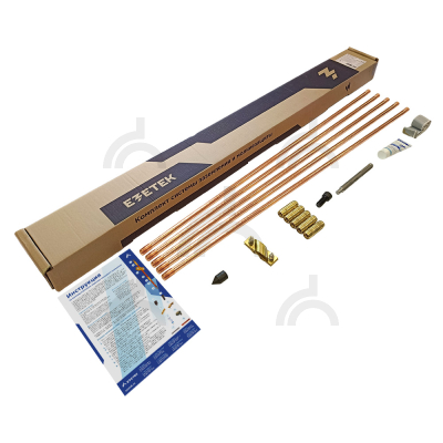 Комплект заземления EZ – 6 (6 метров, 16 мм, 5 х 1200 мм) с насадкой SDS-max