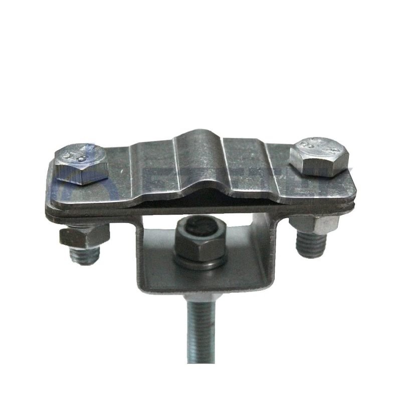 Держатель полоса/пруток для плоской кровли 300 мм, оцинк. с бетоном 3.5 кг