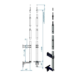 Молниеотвод стеновой СМСАс-8/3