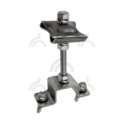 Держатель-зажим круглого проводника 8-10 мм опорный кровельный 38 мм, оцинк.