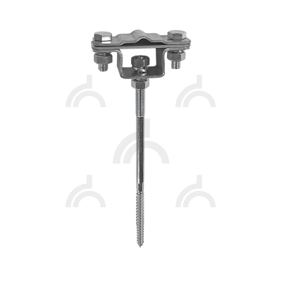 Держатель полоса/пруток для деревянного фасада, оцинк.