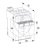 УЗИП EZ C 120/385 (3+0)