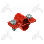 Зажим соединительный стержень 16 мм — стержень параллельный, медь