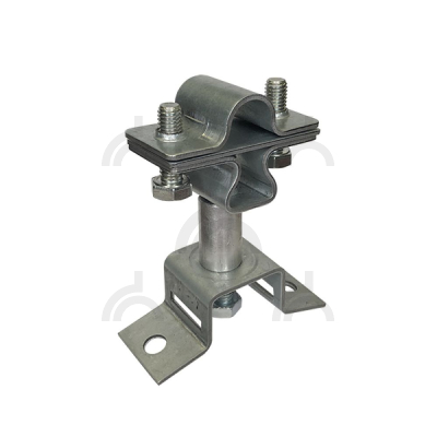 Держатель молниеприемника 74 мм, нерж.