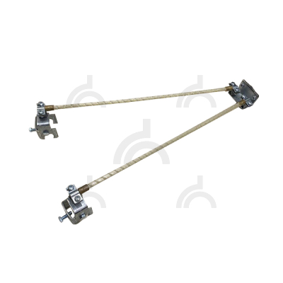 Комплект для изолированного фальцевого крепления молниеприемника 500 мм