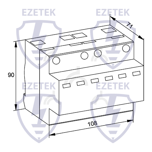 УЗИП EZ B 12,5/1000 PV TCG