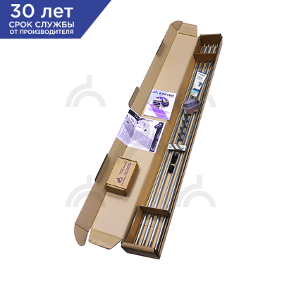 Комплект заземления ZN – 6 (6 метров, 16 мм, 4 х 1500 мм) без насадки SDS-max