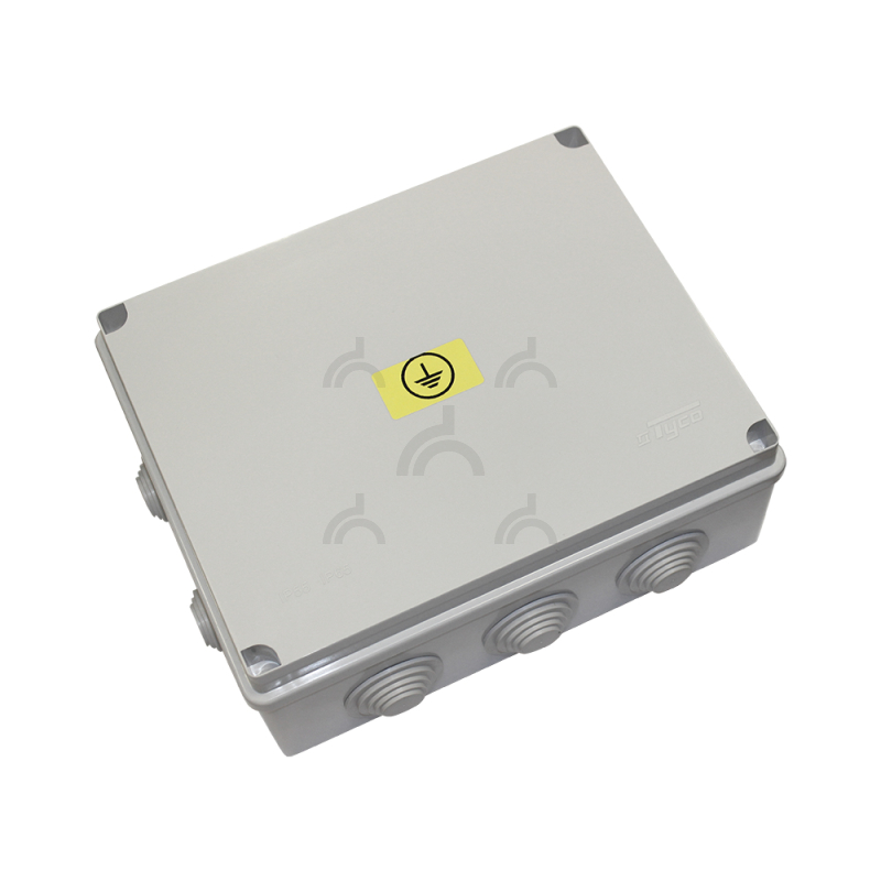 Коробка уравнивания потенциалов для о/п 150х110х70мм, 8 подключений