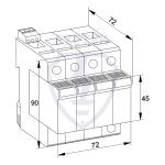УЗИП EZ C 160/385 (4+0)